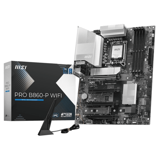 MSI PRO B860-P WIFI ATX Motherboard for Intel LGA1851 CPUs