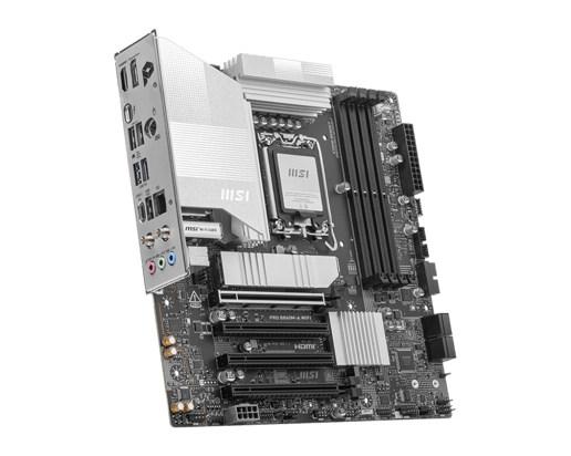 MSI PRO B860M-A WIFI mATX Motherboard for Intel LGA1851 CPUs