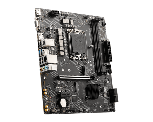 MSI PRO H610M-G mATX Motherboard for Intel Socket 1700 CPUs