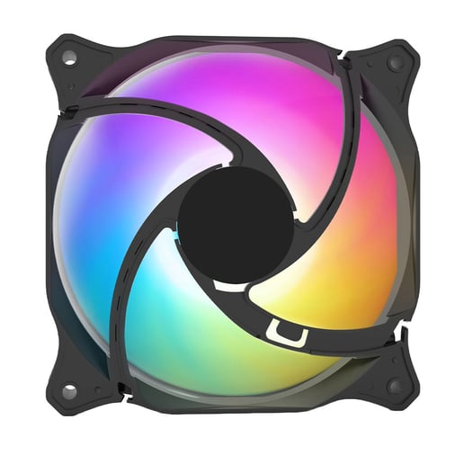 Generic 120mm RGB Case Fan in Black