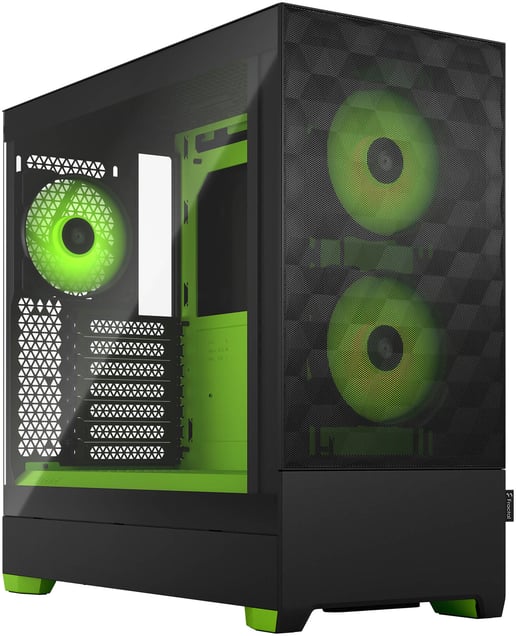 Fractal Pop Air RGB Mid Tower Gaming Case - Green 
