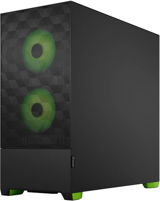 Fractal Pop Air RGB Mid Tower Gaming Case - Green 