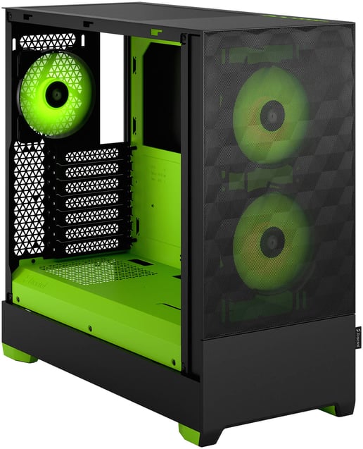 Fractal Pop Air RGB Mid Tower Gaming Case - Green 