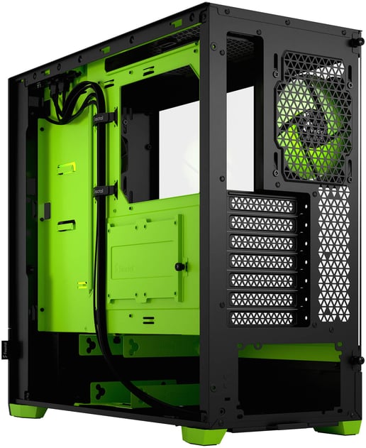 Fractal Pop Air RGB Mid Tower Gaming Case - Green 