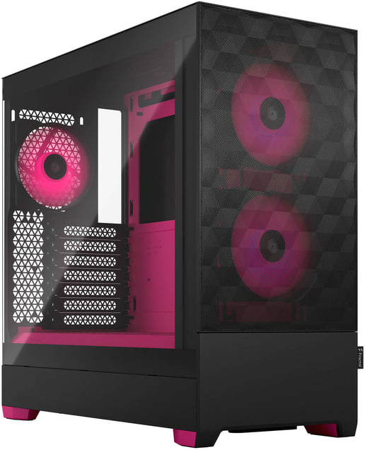 Fractal Pop Air RGB Mid Tower Gaming Case - Magenta 