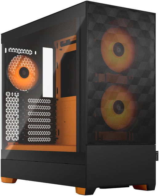 Fractal Pop Air RGB Mid Tower Gaming Case - Orange 