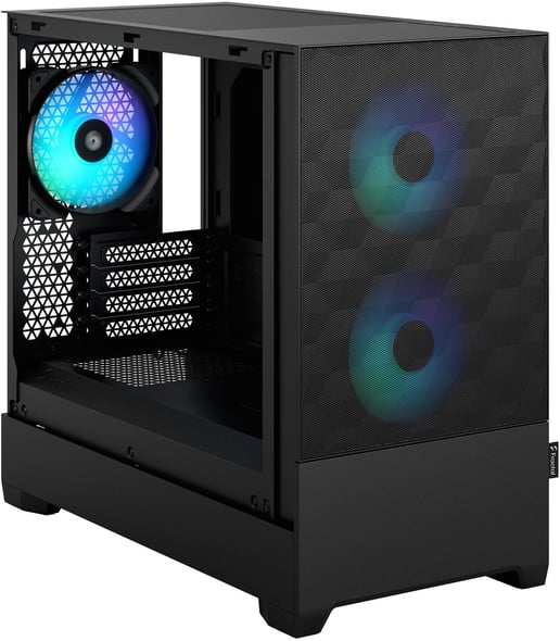 Fractal Pop Mini Air RGB Mini Tower Gaming Case - Black 