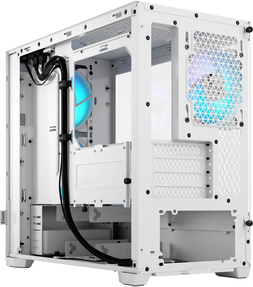 Fractal Pop Mini Air RGB Mini Tower Gaming Case - White 