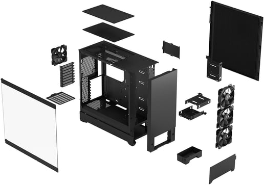 Fractal Design Pop XL Silent Full Tower Case - Black 