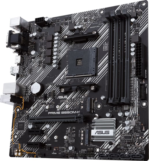 ASUS Prime B550M-K mATX Motherboard for AMD AM4 CPUs