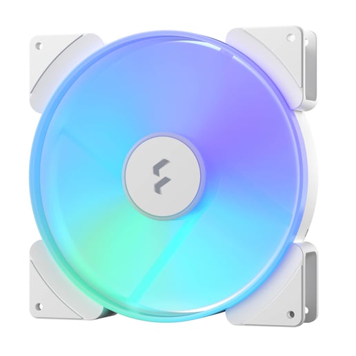 Fractal Design Prisma AL-18 ARGB PWM 180mm Case Fan in White