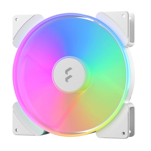Fractal Design Prisma AL-18 ARGB PWM 180mm Case Fan in White