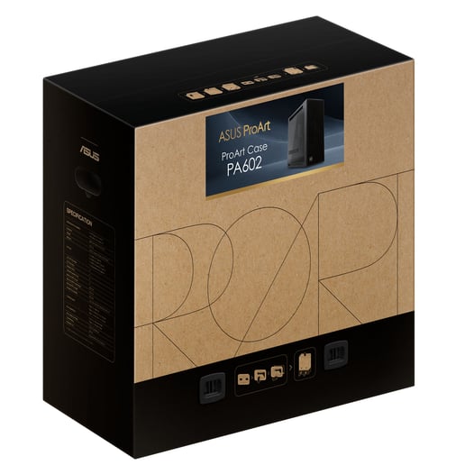 ASUS ProArt PA602 Mid Tower Case - Black 