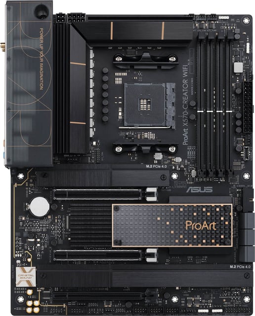 ASUS ProArt X570-Creator WiFi ATX Motherboard for AMD AM4 CPUs