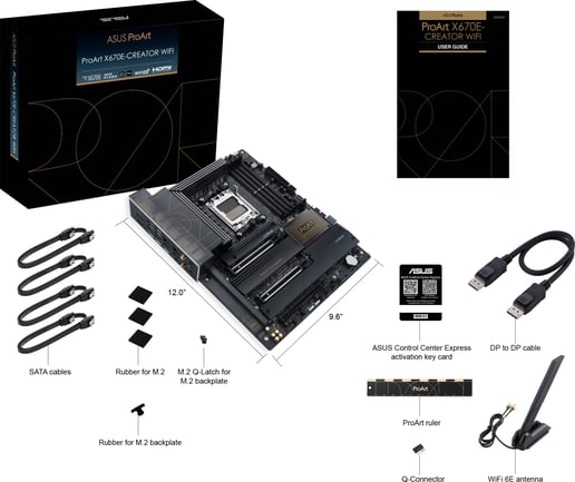 ASUS ProArt X670E-CREATOR WIFI ATX Motherboard for AMD AM5 CPUs