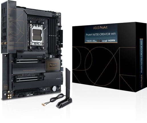 ASUS ProArt X670E-CREATOR WIFI ATX Motherboard for AMD AM5 CPUs