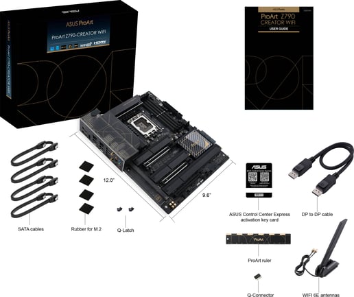 ASUS ProArt Z790-CREATOR WIFI ATX Motherboard for Intel LGA1700 CPUs