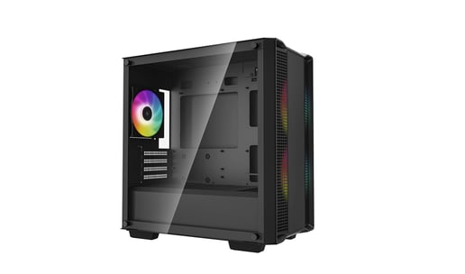 DeepCool CC360 ARGB Mid Tower Gaming Case - Black 