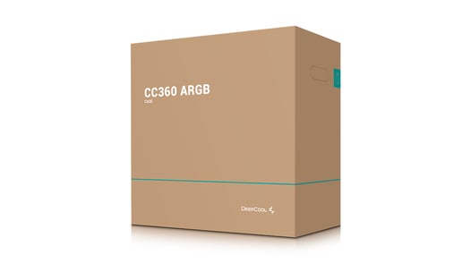 DeepCool CC360 ARGB Mid Tower Gaming Case - Black 