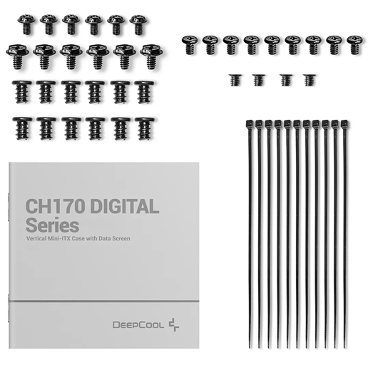 DeepCool CH170 Digital SFF Case - Black 