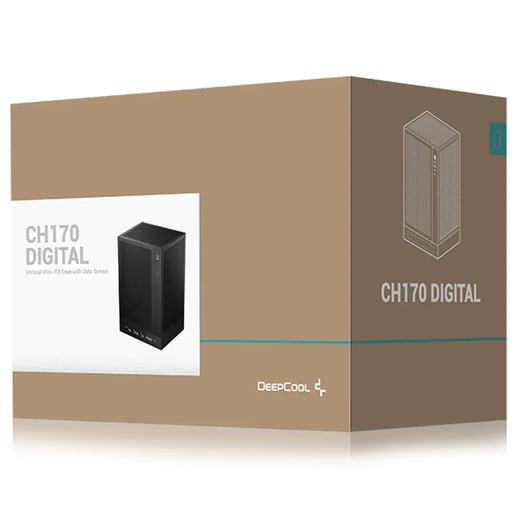 DeepCool CH170 Digital SFF Case - Black 