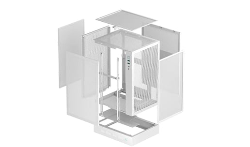 DeepCool CH170 Digital WH SFF Case - White 