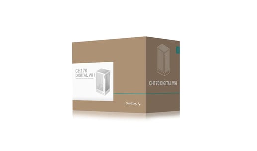 DeepCool CH170 Digital WH SFF Case - White 