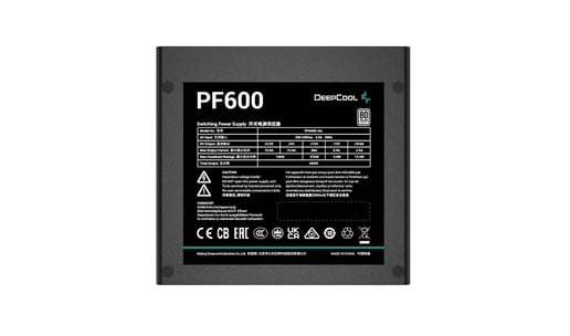 600W DeepCool PF600 80 Plus PSU