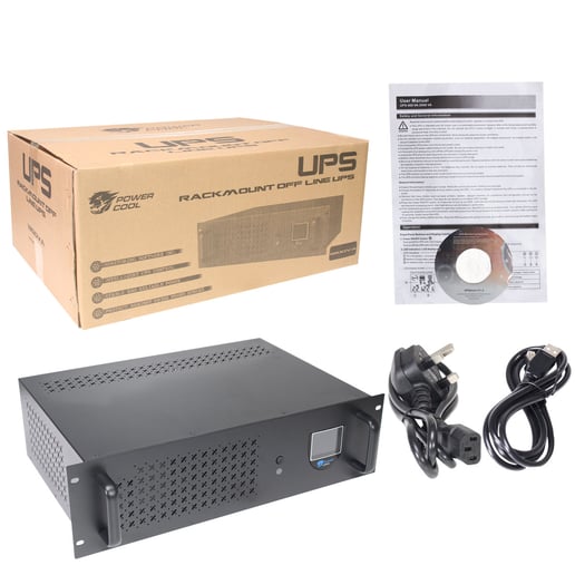 Powercool Rack-Mount Off-Line 1200VA UPS with LCD & USB Monitoring