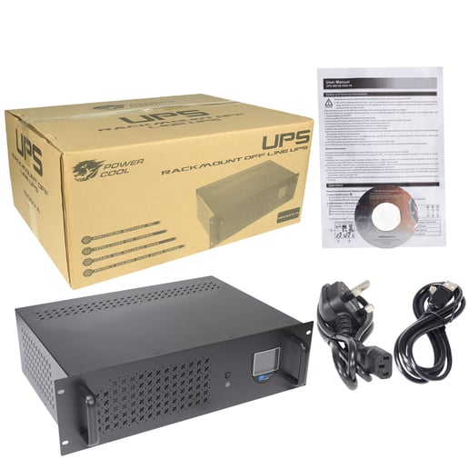 Powercool Rackmount Off-Line UPS, 1500VA, 230V, 50Hz