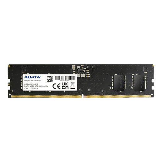 ADATA AD5U48008G-S RAM module 8 GB 1 x 8 GB DDR5 4800 MHz ECC