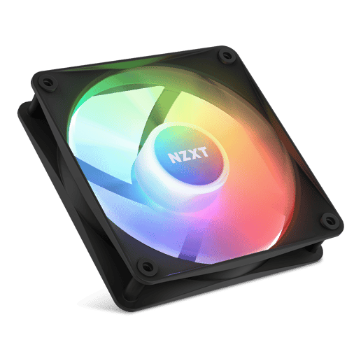 NZXT F120 RGB Core 120mm Hub-Mounted RGB Fan in Black
