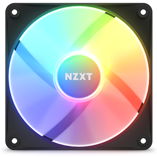 NZXT F120 RGB Core 120mm Hub-Mounted RGB Fan in Black