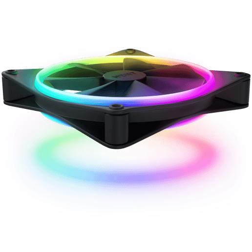 NZXT F140 RGB DUO 140mm Twin Fan Pack Black