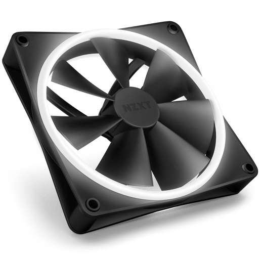 NZXT F140 RGB DUO 140mm Twin Fan Pack Black