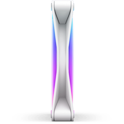 NZXT F140 RGB Duo 140mm Chassis Fan in White
