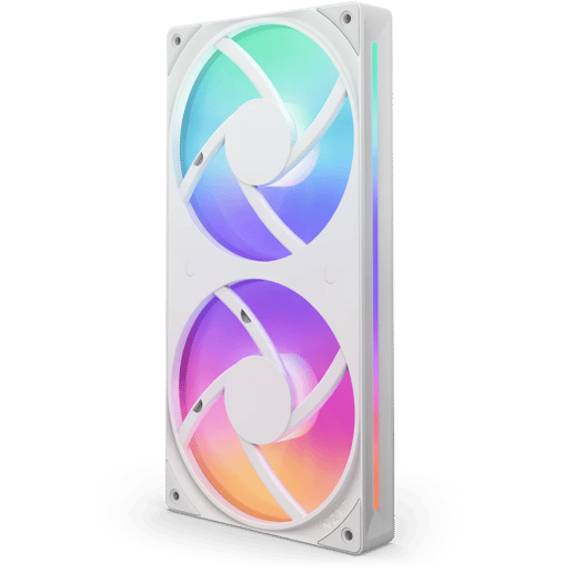 NZXT F280 RGB Core 280mm Uni-body Fan in White