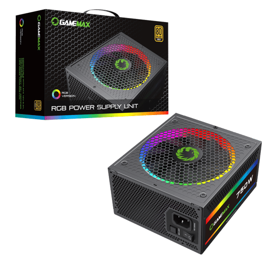 750W GameMax RGB Pro Modular 80 Plus Gold PSU