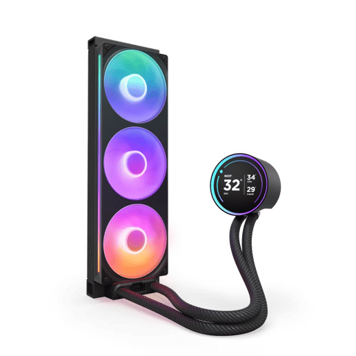 NZXT Kraken Elite 360 RGB V2 (2024) 360mm AiO Liquid CPU Cooler in Black