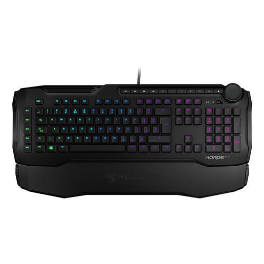 Roccat Horde AIMO Membranical RGB Gaming Keyboard, Black (UK QWERTY)
