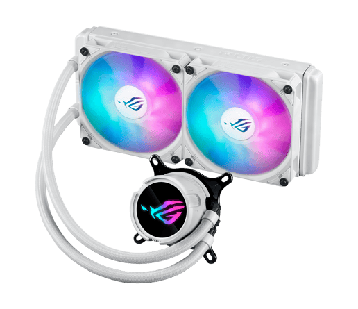 ASUS ROG Strix LC III 240 ARGB White Edition 240mm Liquid CPU Cooler in White