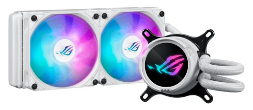 ASUS ROG Strix LC III 240 ARGB White Edition 240mm Liquid CPU Cooler in White