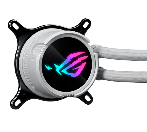 ASUS ROG Strix LC III 240 ARGB White Edition 240mm Liquid CPU Cooler in White