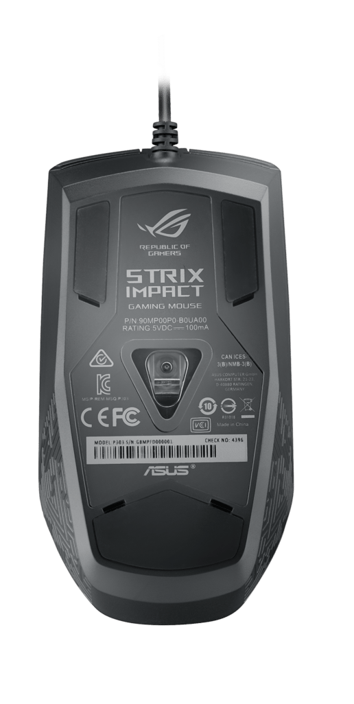 Asus RoG Strix Impact Wired Optical Gaming Mouse