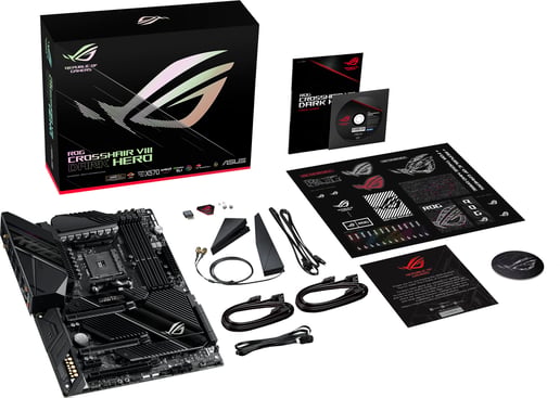 ASUS ROG Crosshair VIII Dark Hero ATX Motherboard for AMD AM4 CPUs