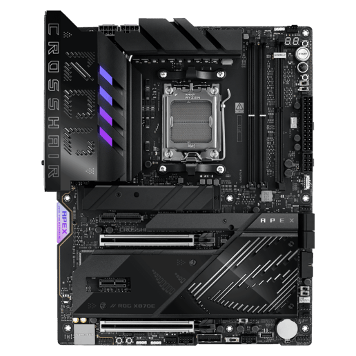 ASUS ROG Crosshair X870E Apex ATX Motherboard for AMD Socket AM5 CPUs