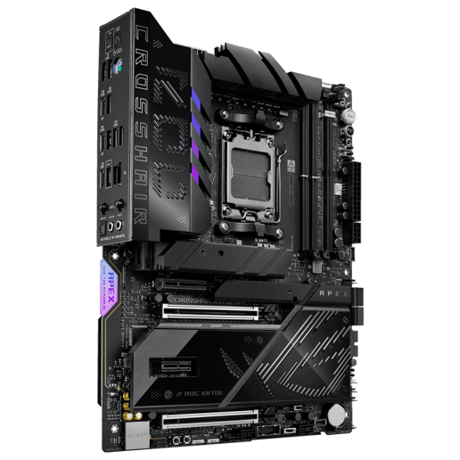 ASUS ROG Crosshair X870E Apex ATX Motherboard for AMD Socket AM5 CPUs