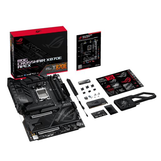 ASUS ROG Crosshair X870E Apex ATX Motherboard for AMD Socket AM5 CPUs