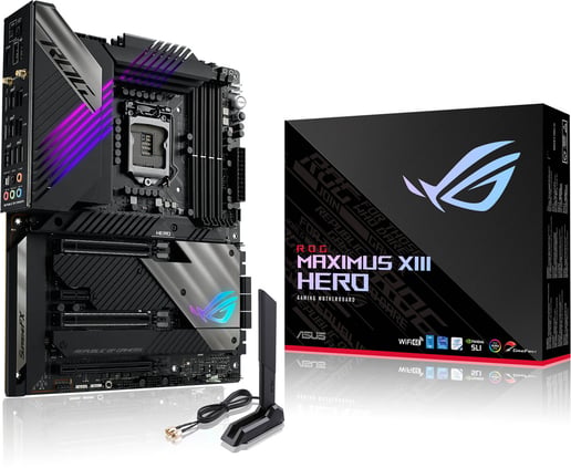 ASUS ROG Maximus XIII Hero ATX Motherboard for Intel LGA1200 CPUs