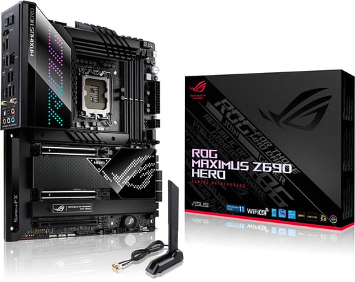 ASUS ROG Maximus Z690 Hero eATX Motherboard for Intel LGA1700 CPUs